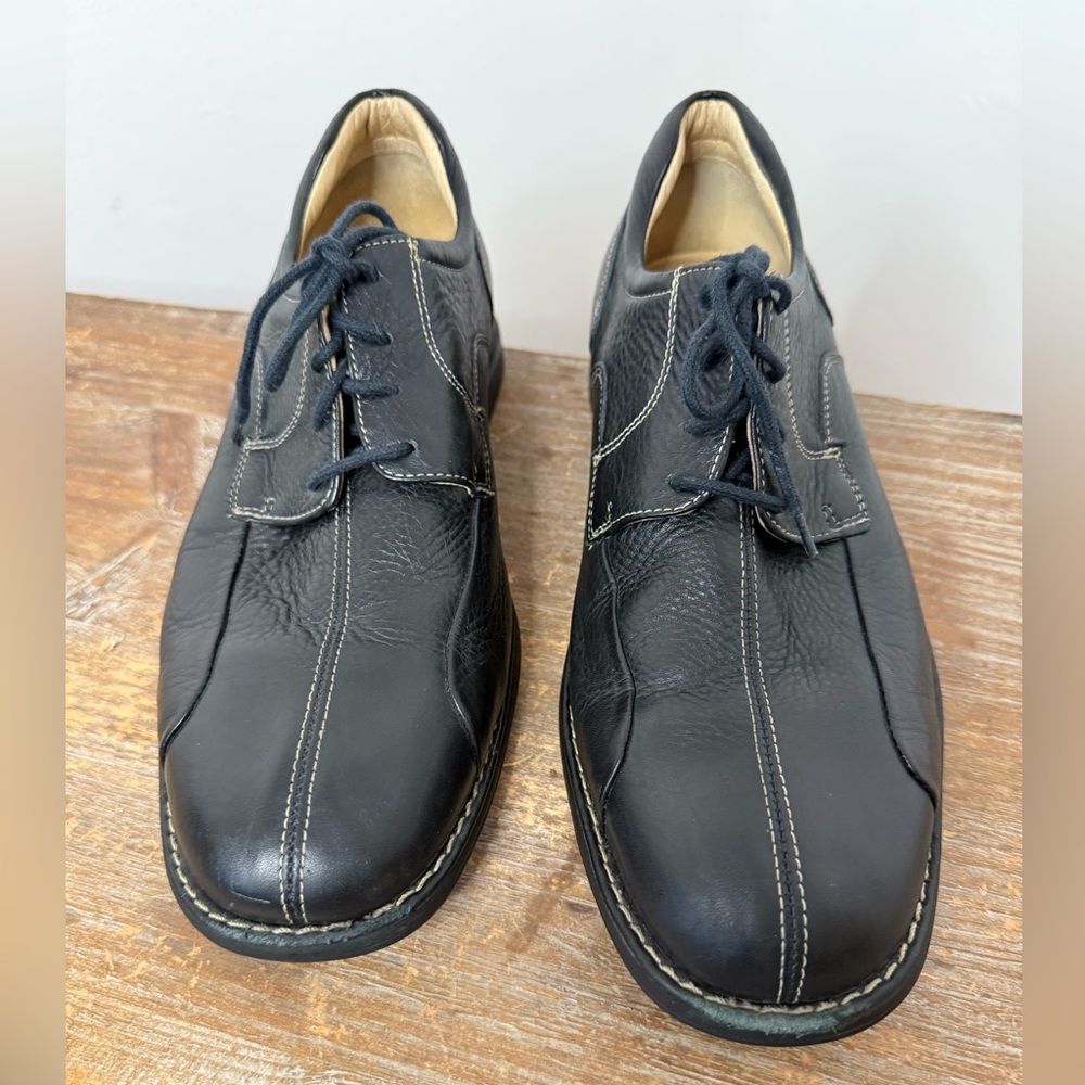 Johnston & Murphy Shuler Bicycle Sheepskin Leather Oxford Loafers Men Sz 11